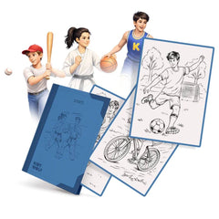 Náhradní karty – Kidydraw Pad – Sport (30 kusů, od 8 let)