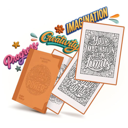 Náhradní karty – Kidydraw Pad – Inspirativní citáty (30 ks, od 10 let)