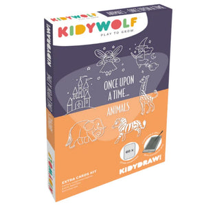 Náplňové karty – Kidydraw Mini – Bylo jednou / Zvířata (60 ks)