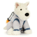 Plyšový teriér astronaut - Cream (23 cm)