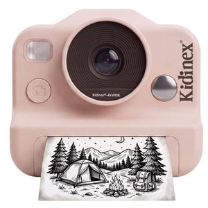 Digitální fotoaparát s okamžitým tiskem pro děti – KidSnap Pink