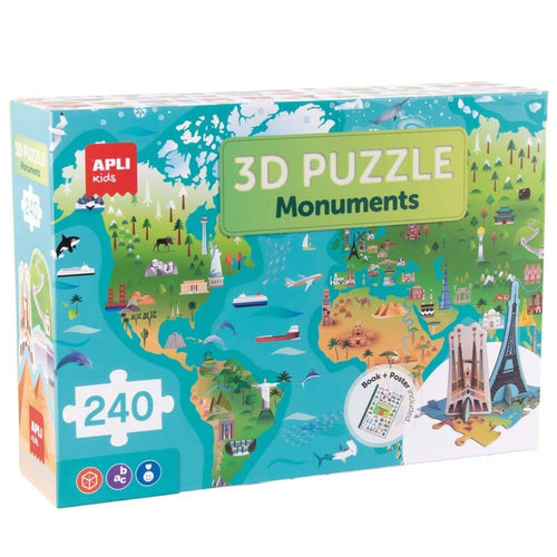 3D puzzle – Světové památky (240 dílků)