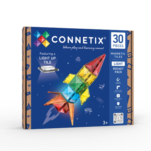 Magnetické stavebnice – Light Rocket Pack, 30 dílů