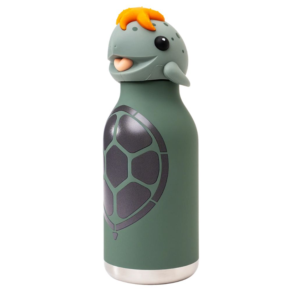 Termoska s brčkem Bestie – Želva (460 ml)
