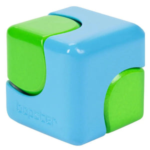 Zručnostní hračka - Fidget Cube Spinner - Neonmodrá/Neonzelená