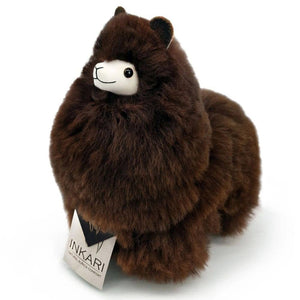 Plyšová hračka – Alpaka Naturals, Chocolate (23 cm)