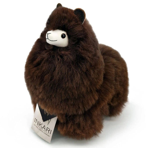 Plyšová hračka – Alpaka Naturals, Chocolate (23 cm)