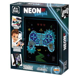 DIY sada svítící dekorace - Neon Gamepad