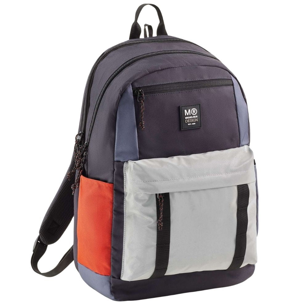 Školní batoh třídílný - Amsterdam, Rider Grey 28L