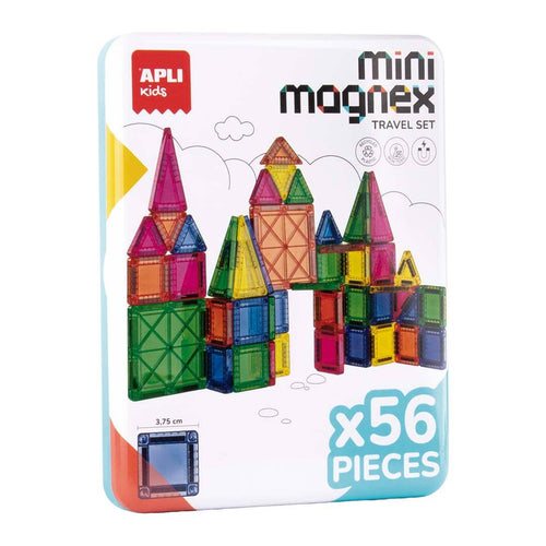 Magnetické stavebnice - Mini Magnex, Travel Set XL (56 dílů)