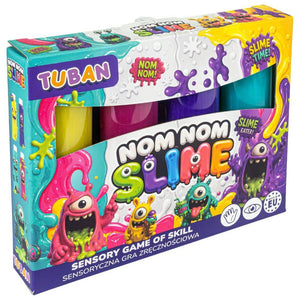Senzorická hra zručnosti Jiggly Slime – Nom nom slime (2–4 hráči)