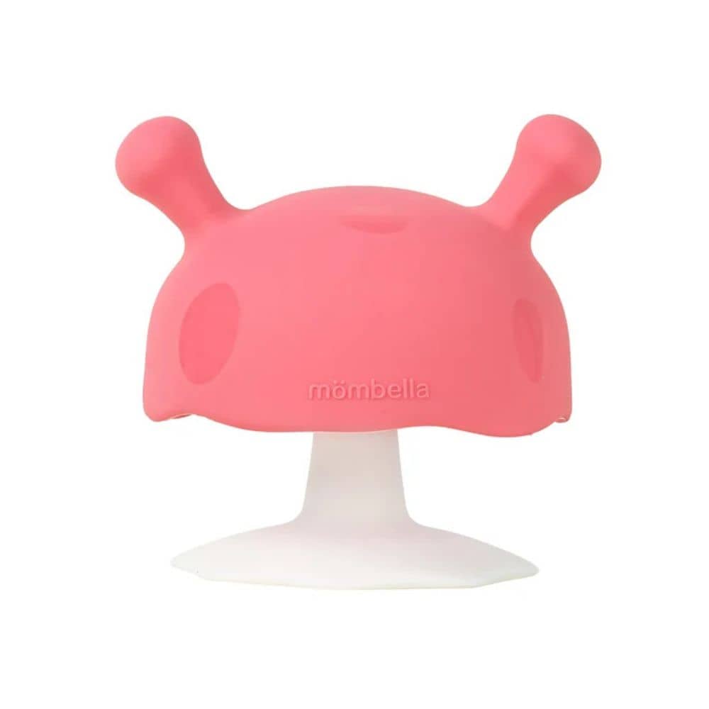 Uklidňovací kousací kroužek - Mushroom Pink