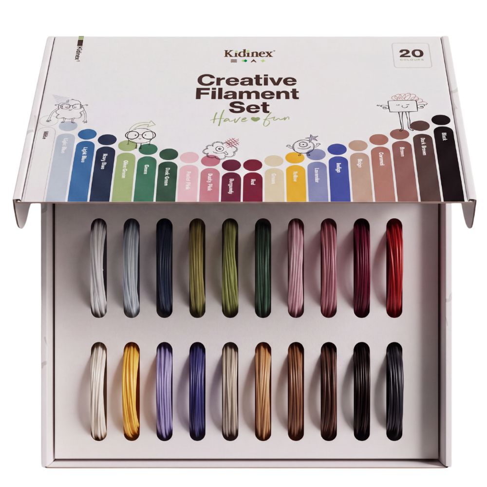 Dodatečný filament - 20 barev pro 3D pero KidPen