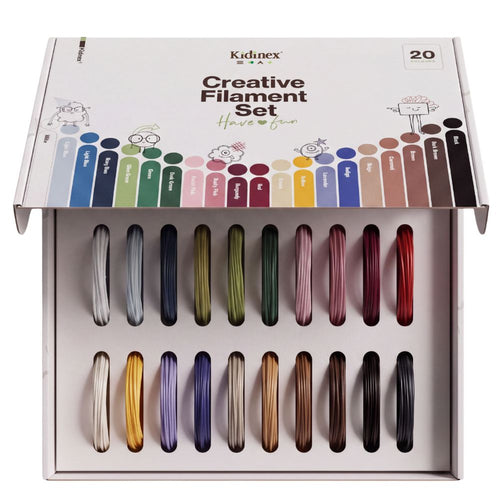 Dodatečný filament - 20 barev pro 3D pero KidPen