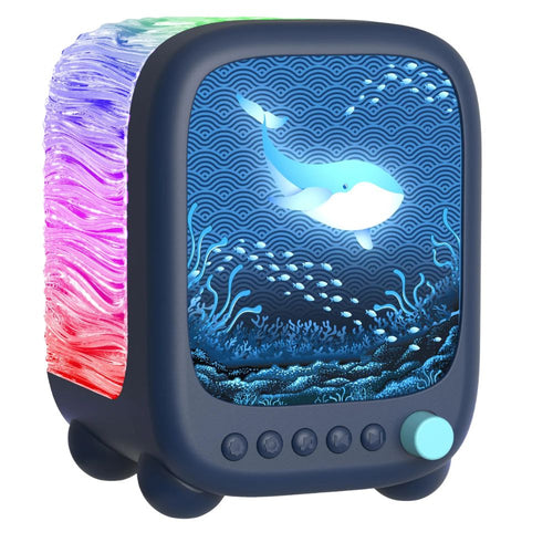 Wavy Light – Projekční lampa a reproduktor 3v1 - Hluboké moře