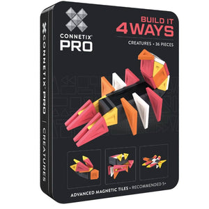 Magnetické stavebnice - PRO Build It 4 Ways Creatures Pack (36 dílů)