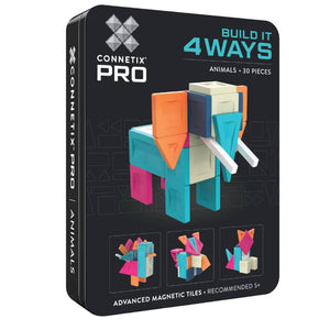 Magnetické stavebnice - PRO Build It 4 Ways Animals Pack (30 dílů)