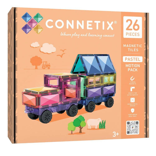 Magnetické stavební kostky - Pastel Motion Pack (26 dílů)