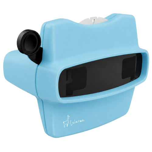 Retro 3D prohlížeč s prostorovým obrazovým efektem - Modrá