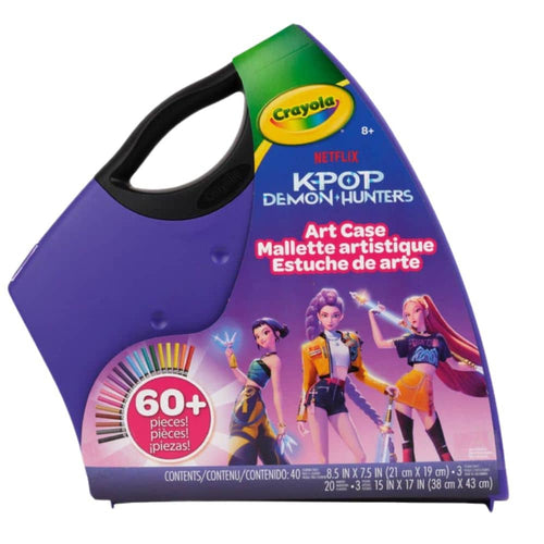 Kreativní sada Omalovánka s fixy a nálepkami, 60 dílů, K-Pop Demon Hunters