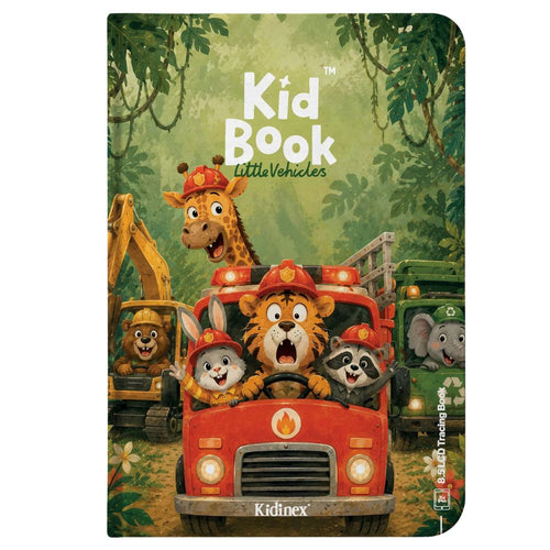 Grafický tablet s pracovními listy na kreslení KidBook - Malá vozidla