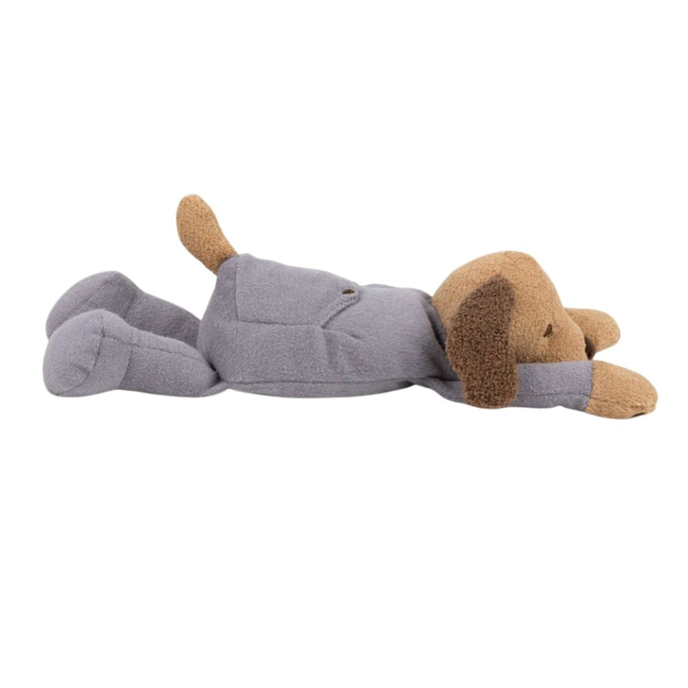 Vážené plyšové zvířátko - Pes v pyžamu (28 cm, 1 kg)