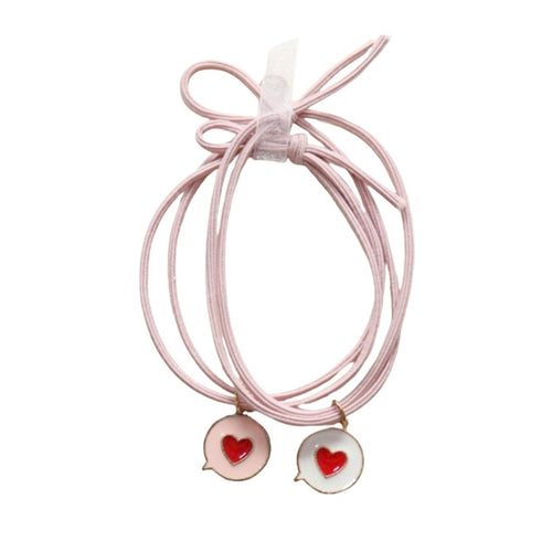 Yuko B. Haargummi-Armbänder Guess Who I Love - 2 Stück - Produktbild