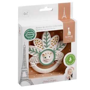 Beißring Blätter Giraffe Sophie in der Verpackung
