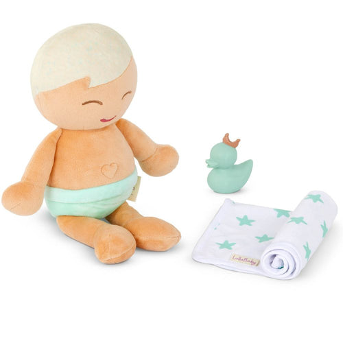 Koupací panenka - Bath Doll chlapec, blond (35 cm)