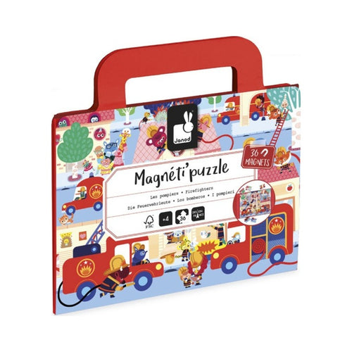Magnetické puzzle - Magneti'Puzzles Hasiči (36 dílů)