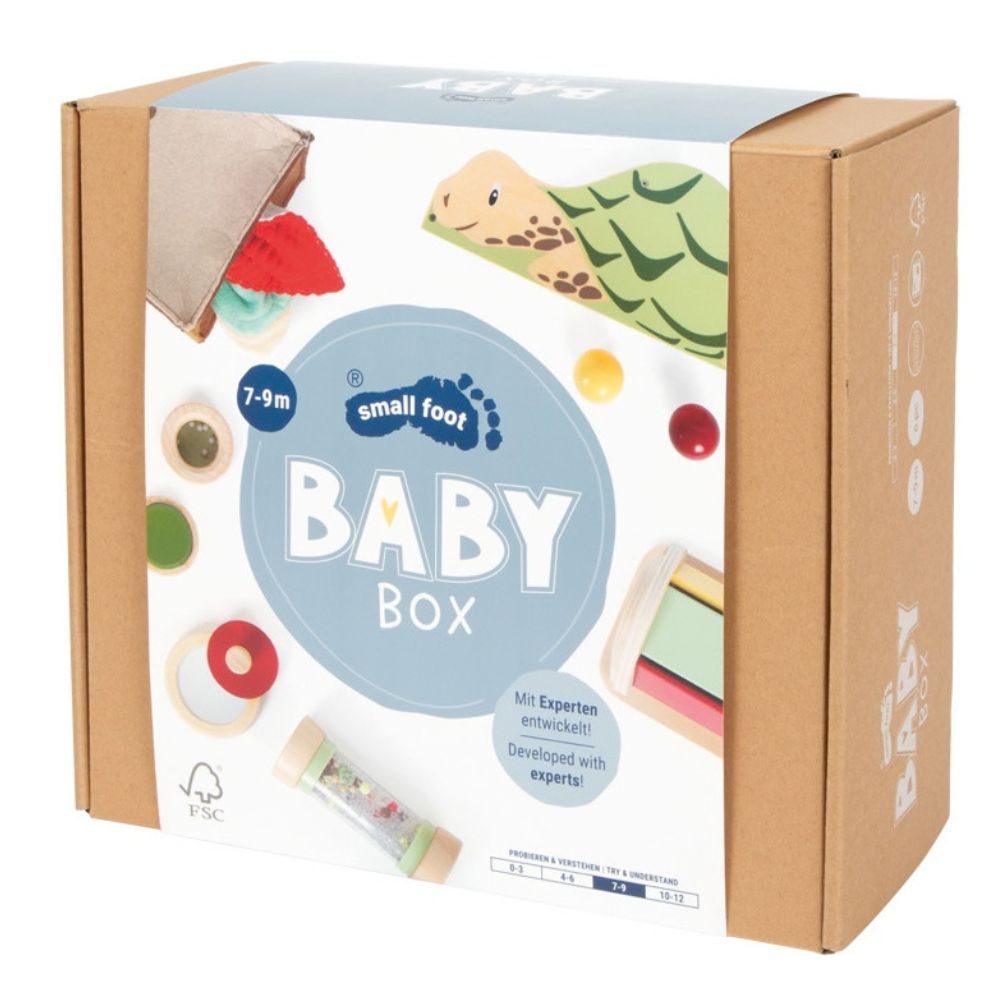 Small Foot Geschenkset Baby-Box - Ausprobieren und Verstehen, 6 Teile - Produktbild