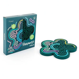 Miniland Flexihetti Blume - Sensorik-Puzzle aus Silikon mit Verpackung
