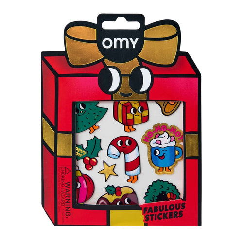 Vinyl-Sticker Christmas von OMY in der Verpackung