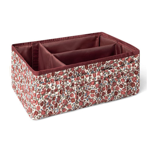 Wickelorganizer Lily Garden von That's Mine mit Blumenmuster und Trennwänden