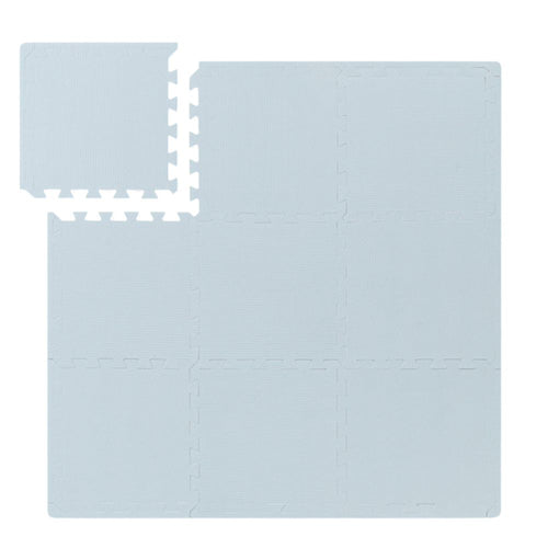 Puzzlematte Dusty Blue von That's Mine aus Schaumstoff, 100 × 100 cm