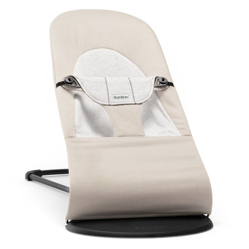 Dětské lehátko BALANCE SOFT – Béžový/Šedý Jersey
