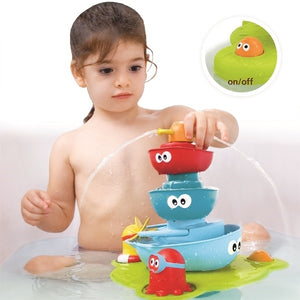 Badespielzeug – Springbrunnen mit Booten - Tublu.de