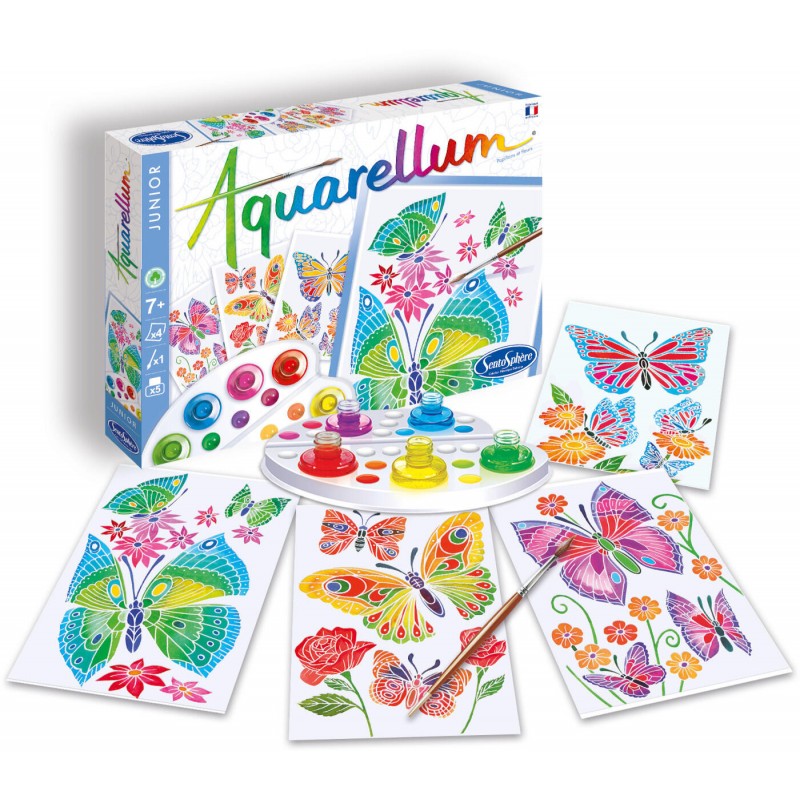 Malířská sada Aquarellum Junior – Motýli a květiny