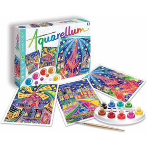 Malířská sada Aquarellum – Paříž v noci (Grand Format)