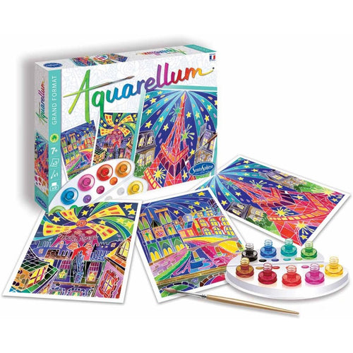 Malířská sada Aquarellum – Paříž v noci (Grand Format)