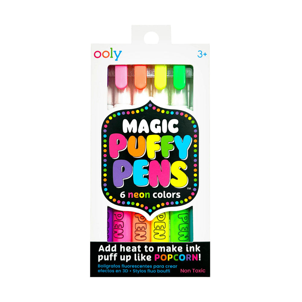 Sada 3D popisovačů Magic Puffy – neonové barvy
