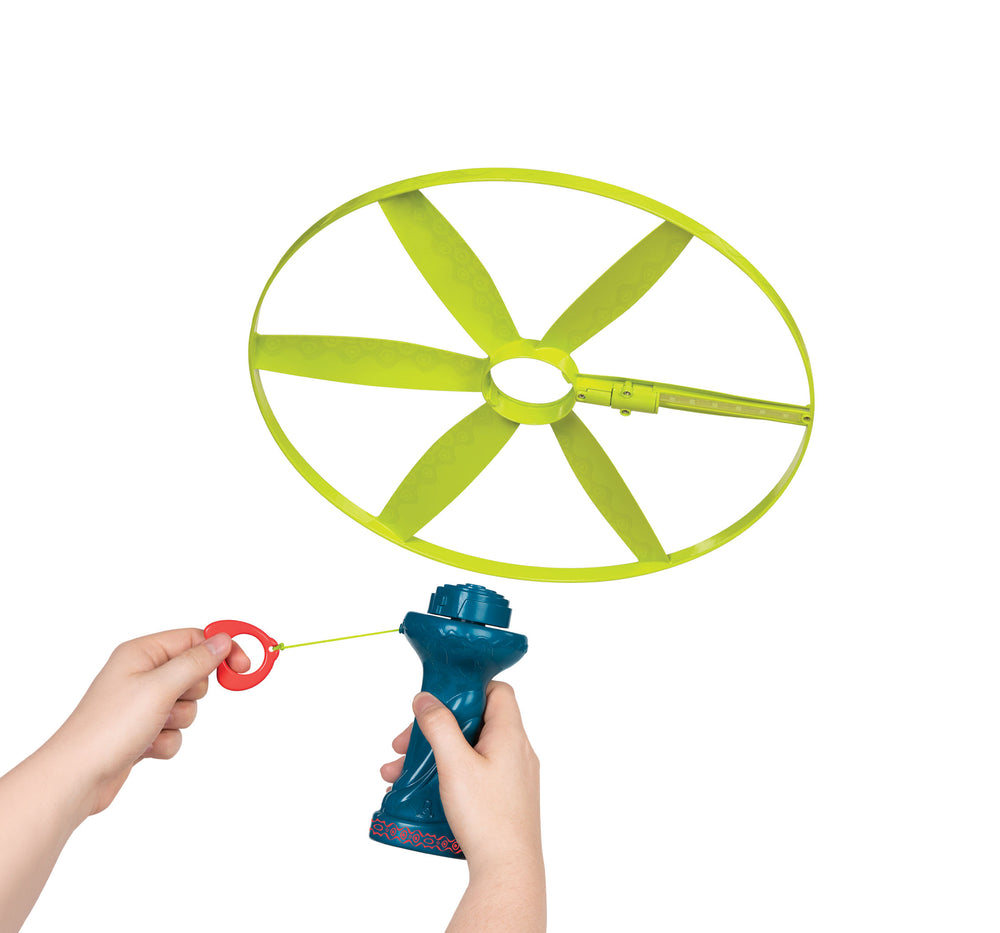 Fliegender Propeller - Scheibe mit farbigem Licht - Tublu.de