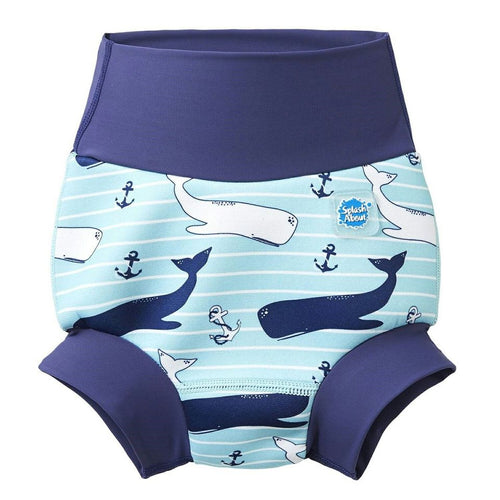Pleny na plavání Happy Nappy 12–24 měsíců Velryby (XL)