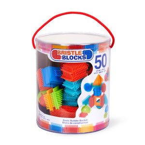 Bristle Blocks ježaté kostky – Builder Bucket 50 dílků