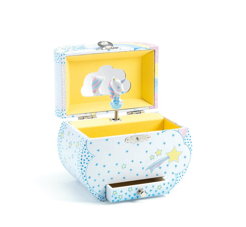 Schatulle mit Spieluhr  – Einhorn - Tublu.de