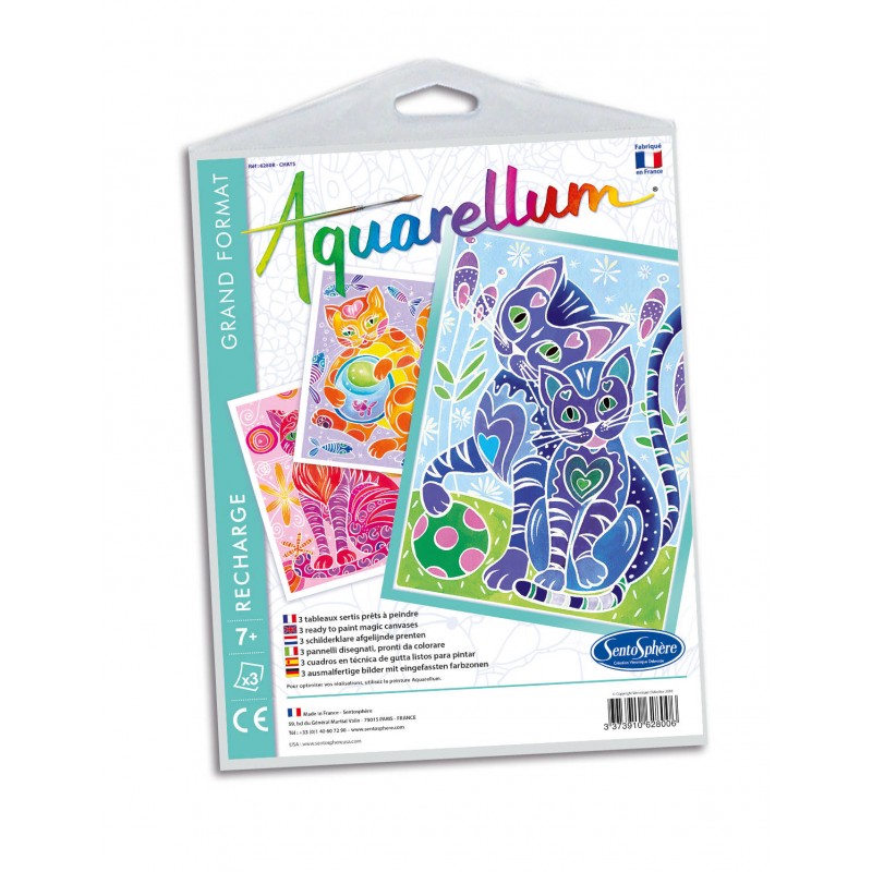 Sada Aquarellum – omalovánky „Kočky“