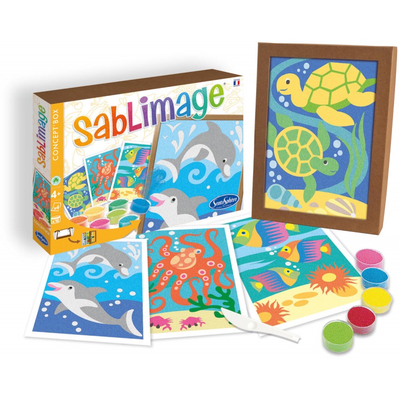 Pískování Sablimage – Delfíni a ryby