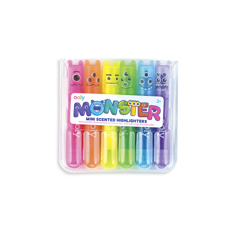 Voňavé neonové zvýrazňovače – Malá monstra