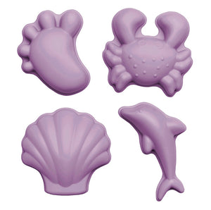 Silikon-Sandförmchen, 4 Stück – Lila - Tublu.de
