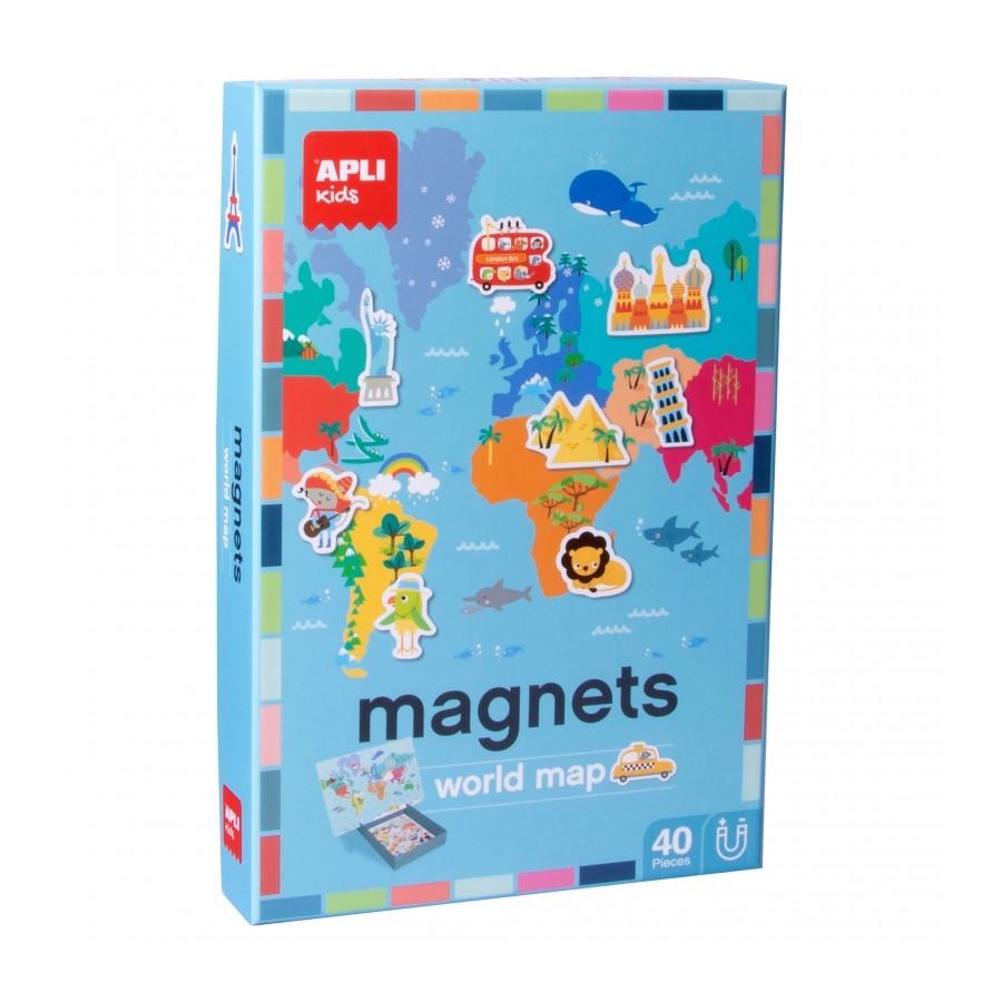 Magnetisches Puzzle – Weltkarte - Tublu.de